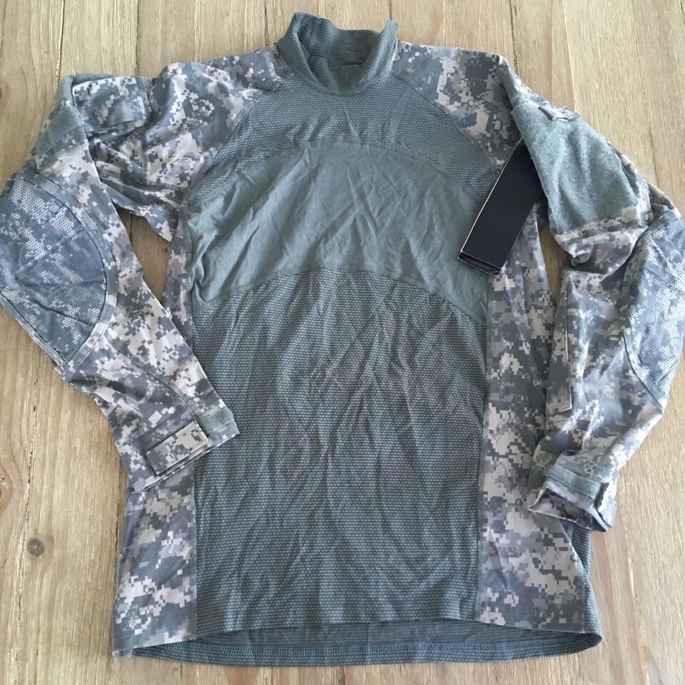 Massif Army Combat Shirt ACS Flame Resistant FR NEW MEN LARGE - £52.08 GBP