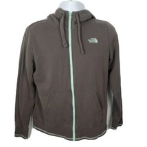The North Face Full Zip Up Women&#39;s Hoodie Size L Gray - $31.76