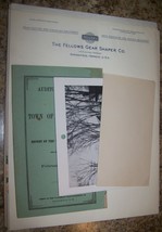 Lot Antique Springfield Vermont Ephemera Fellows Gear Billhead Auditor Report+ - £7.77 GBP