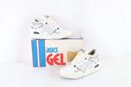 NOS Vintage 90s Asics Mens 6 Spell Out Echelon Sneakers Shoes White Gray... - $98.95