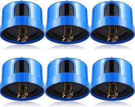 6 Pcs Photocell Twist Lock Photocell Sensor Auto On Off Photocell Switch, Blue - £29.88 GBP