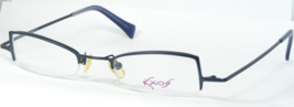 Vintage Kaos Fifty Eight 4 Slate Blue Eyeglasses Glasses Frame 47-21-145 Germany - £63.22 GBP