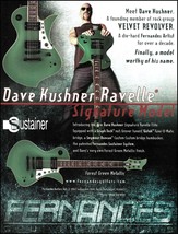 Velvet Revolver Dave Kushner Signature Fernandes Ravelle Elite guitar ad... - £3.30 GBP