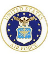 EagleEmblems P12656 PIN-USAF Emblem A (Mini) (1/2&#39;&#39;) - $168.53 MXN