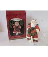 HALLMARK KEEPSAKE ORNAMENT 1997 SANTA&#39;S FRIEND PUPPY   MIB - $110.17 MXN