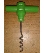 Green Pocket Corkscrew Traveler Wine Bottle Opener Bar Key Cork Puller - $2.00