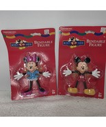 Vintage Tootsie Toy Mickey For Kids Minnie Mouse Bendable Figure Bendy NEW - $14.84