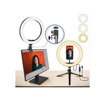 6&quot; Selfie Ring Light with Monitor Clamp Mini Tripod - £11.93 GBP