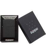 NEW Zippo Pocket Lighter 236 Black Crackle metal refillable wind resista... - £9.86 GBP