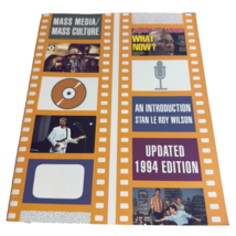 Mass Media Mass Culture by Stan Le Roy Wilson Updated 1994 Edition Paper... - $25.07