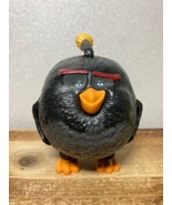Angry Birds Black Bomb Bird 3.5&quot; Tall McDonald&#39;s Happy Meal Action Figur... - £2.75 GBP