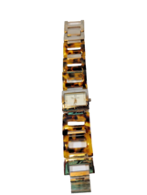 Women’s Tortoise Shell Watch By Vera Bradley-Works Good See Video - £12.57 GBP