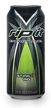 Rip It Energy Fuel Sting-er MO 6 Pack. 16Fl Oz Cans - £5.98 GBP