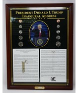 Bradford Exchange Inauguration of the 45th President Donald Trump Frame ... - $89.99