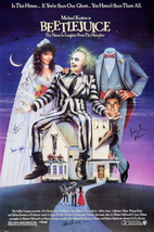 BEETLEJUICE SIGNED MOVIE POSTER - £164.75 GBP