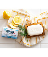 6 Bars Kirk&#39;s FresH Scent CASTILE BAR SOAP 100% Coconut gentle 4oz x6 Co... - $31.15