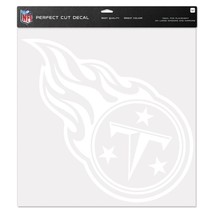 NFL Tennessee Titans White Logo  on 6&quot; x 6&quot; Perfect Cut Decal - £9.55 GBP