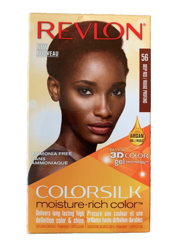 Revlon Colorsilk Moisture Rich Color Permanent Hair Dye #56 Deep Red - $12.86