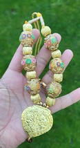 Punjabi Kaintha Folk Cultural Bhangra Gidha Pendant Cultural Patiala Necklace TT - £18.90 GBP