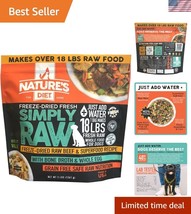 Nutritious Simply Raw Freeze-Dried Beef Food - 18 lbs Made with Superfoods - $50.00