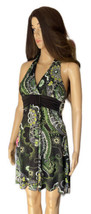 Sexy Green and Black Floral Speechless Summer Dress Size Women’s Medium - £15.51 GBP