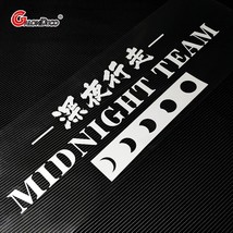 LuLu #293 Car Stickers for Rear Windows JDM Midnight Team Japanese Style Waterpr - £77.29 GBP
