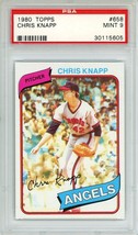 1980 Topps Chris Knapp #658 PSA 9 P1304 - $21.78