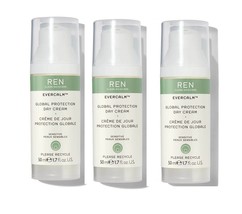 3x REN Clean Skincare Evercalm Global Protection Day Cream 1.7 fl oz each - £27.23 GBP