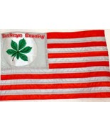 Ohio Buckeyes Pride Embroidered Flag - 3x5 Ft - £39.31 GBP