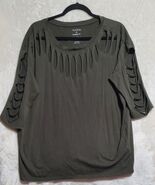 Women's Torrid Classic Fit Cutout Top Cotton Size 00 (Plus) - $17.09