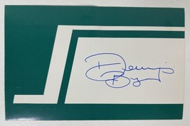 Dennis Byrd (d. 2016) Signed Autographed New York Jets Sticker - $15.00