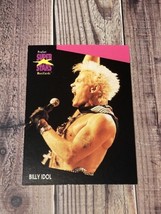 BILLY IDOL  1991 pro set musicards card #189 - $1.50
