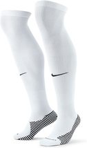 Nike Matchfit Soccer Socks Knee High White Youth 3Y-5Y Women 4-6 New! - $39.99