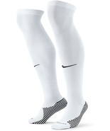 Nike Matchfit Soccer Socks Knee High White Youth 3Y-5Y Women 4-6 New! - $54.84 CAD