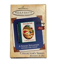 Hallmark Keepsake Book Ornament Pooh A Sticky Situation Collectors Serie... - $268.41 MXN