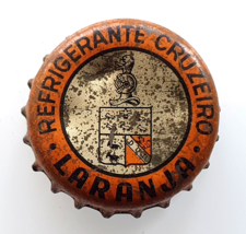 Cork Bottle Cap ✱ Cruzeiro Laranja Vtg Soda Chapa Kronkorken Portugal 60´s -RARE - £10.35 GBP