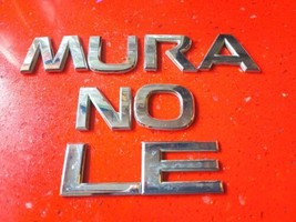 2003-2007 Nissan Murano Se Rear Trunk Lid Emblem Badge Logo Oem - £10.61 GBP