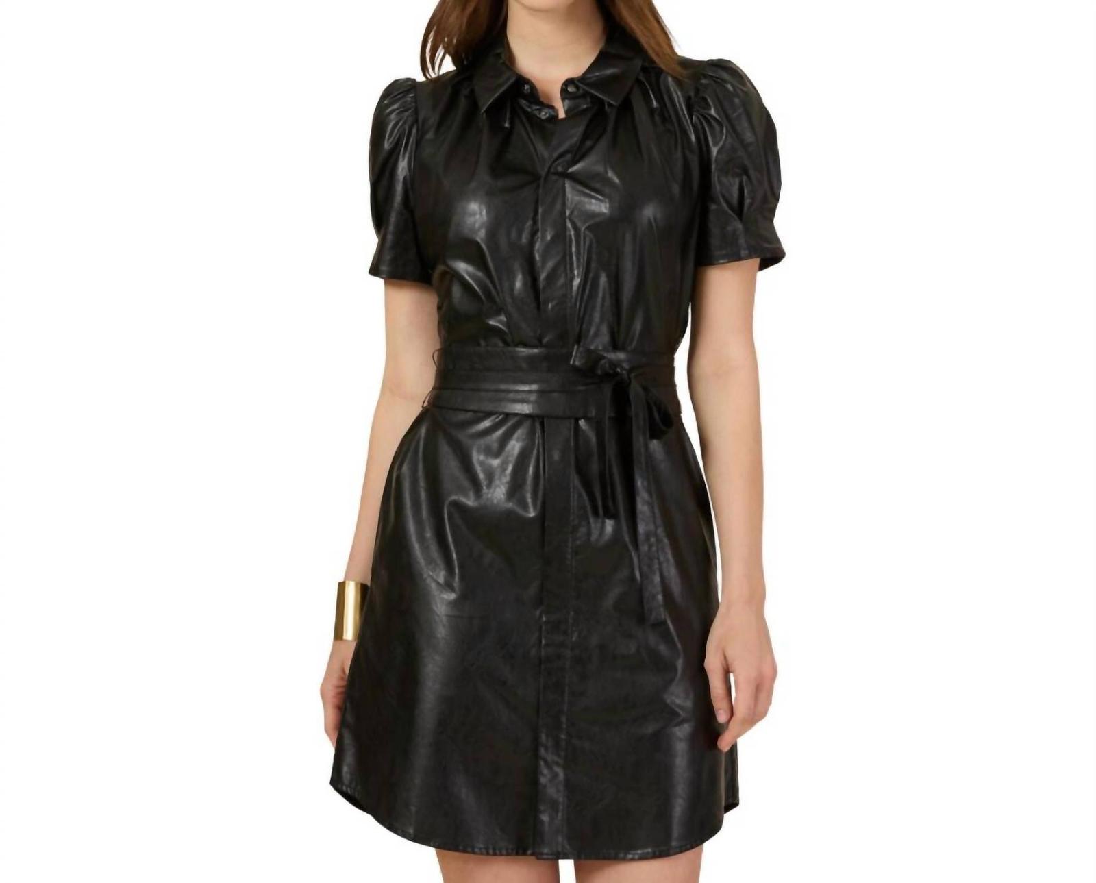 Tyler Boe Veronica Vegan Leather Dress Size 8 - $110.88