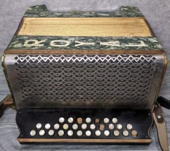 Royal (ARENZ?) diatonic button accordion, tested works ~ some condition ... - $206.96