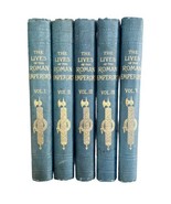Lives Of The Roman Emperors 1883 1st Edition Victorian 5 Volumes Rare WHBS - $699.99