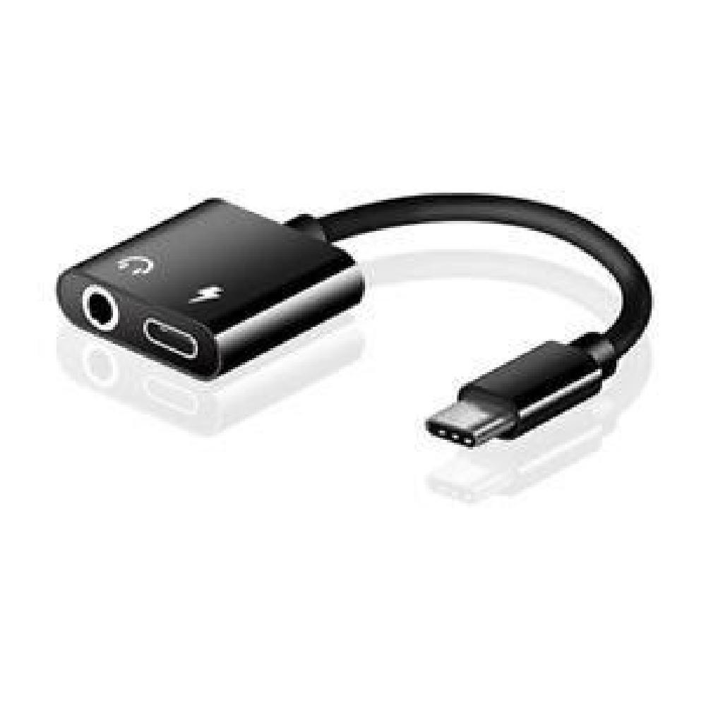 2-in-1 USB3.1 Type C to 1x Audio 3.5mm + 1x USB3.1 Type C Adapter - 1M/2... - $10.00
