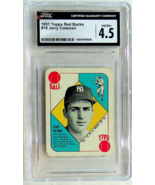 1951 Topps Red Backs - Jerry Coleman #18 - CGC #4.5 - VG/EX+ - £22.05 GBP