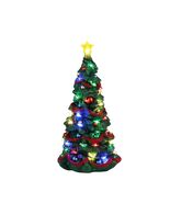 Lemax® Joyful Christmas Tree 4.84&quot; inch Tall Lighted Accessory - $540.28 MXN