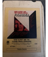 Herb Alpert And The Tijuana Brass ‎ Foursider 8 Track tape twin pack - £9.77 GBP
