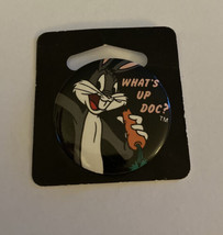 Bugs Bunny What&#39;s Up Doc? Button Pin NOS - £15.93 GBP