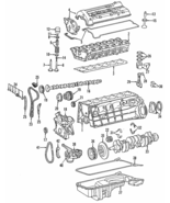 VALVE SET: INTAKE + EXHAUST + VALVE GUIDE FOR W463 DIESEL ENGINES | USA ... - $79.99+