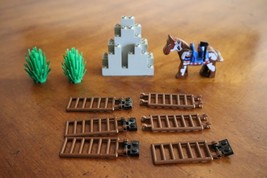 LEGO Brown Horse Minifigure 6766 Rapid River Valley Village Bushed Ladde... - $14.20