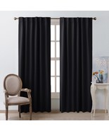 Nicetown Halloween Black Blackout Living Room Curtains 84 Inches Long, B... - $49.91 CAD