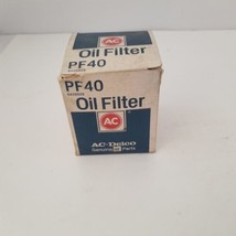 Vintage AC Delco PF40 Oil Filter, NOS With Box - £10.08 GBP
