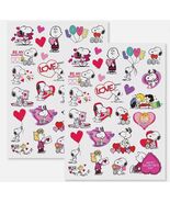 Peanuts Snoopy Charlie Brown Sally Valentine's Day Stickers 2 Pack - $12.86